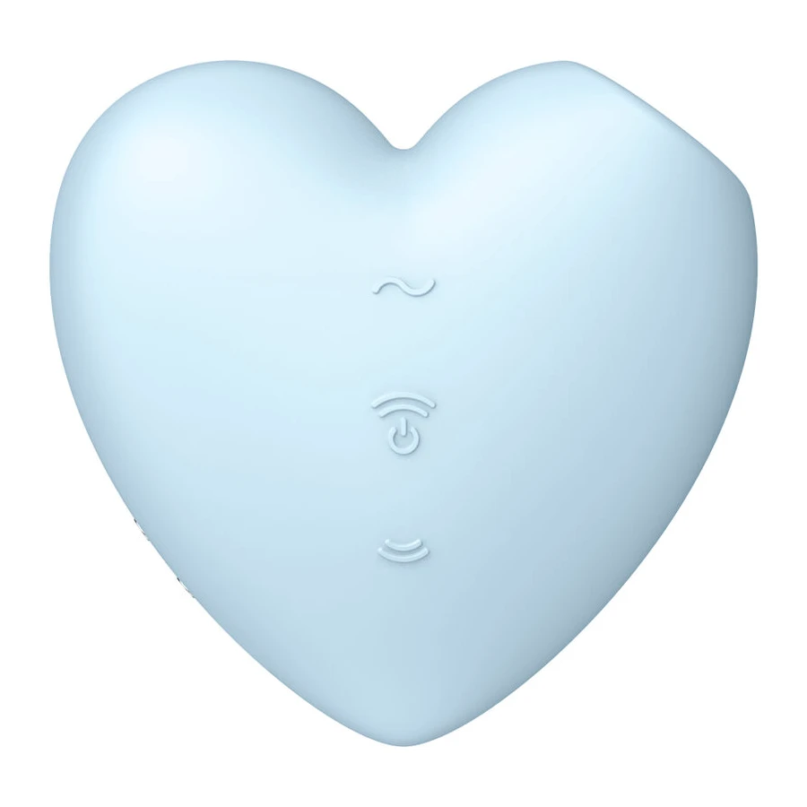 SATISFYER - STIMOLATORE E VIBRATORE CUTIE HEART AIR PULSE ROSA
